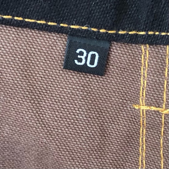 Carhartt Two toned Cropped Color Block Multicolored Jeans - Picture 4 of 7